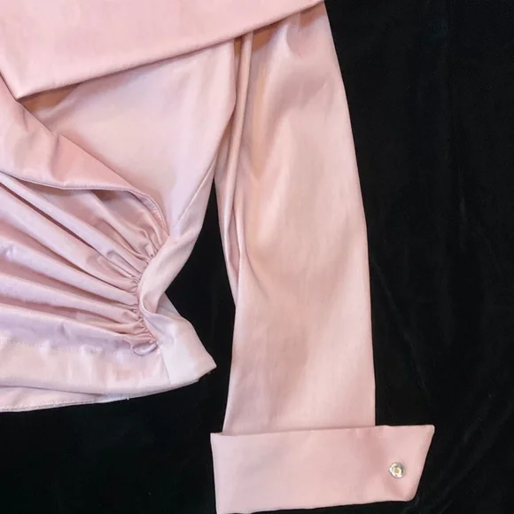 Tadashi Dusty Rose designer blouse - Picture 14 of 14